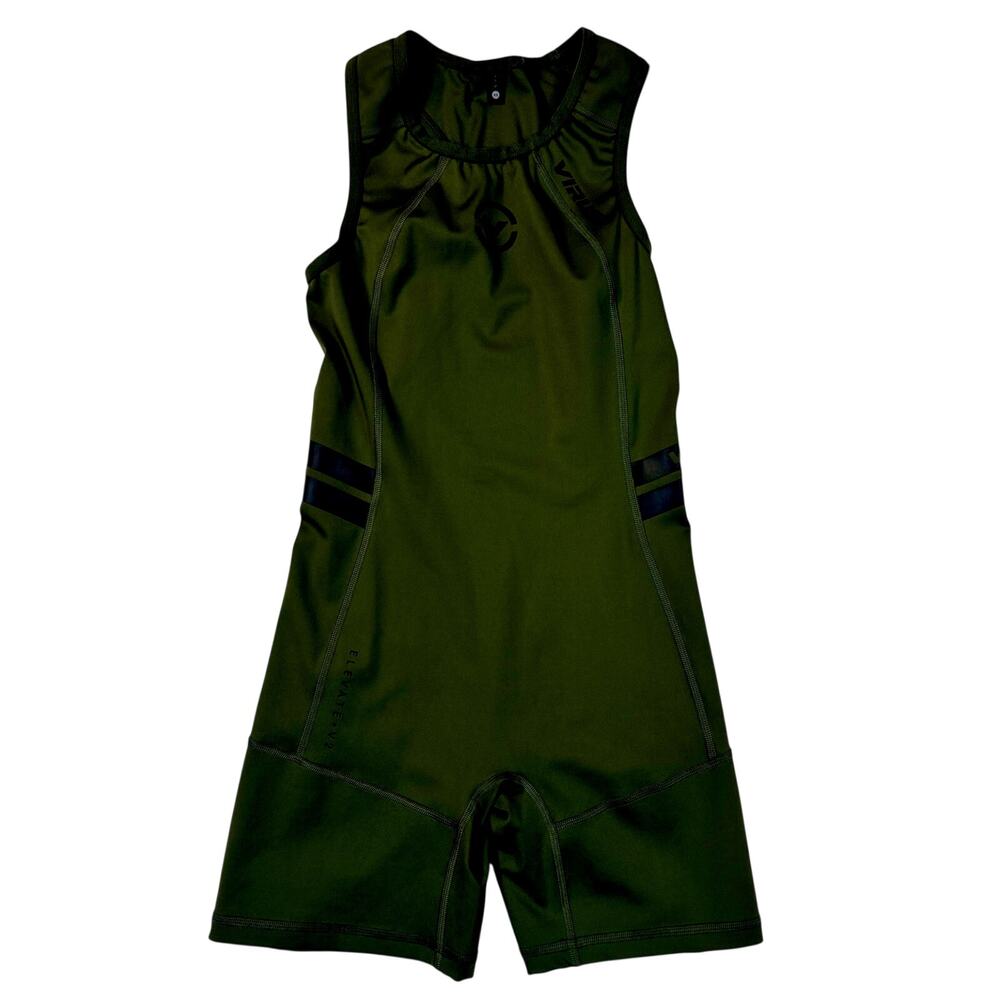 Virus Elevate V2 Singlet Wrestling Powerlifting Evergreen Green Women's XS - Picture 2 of 13